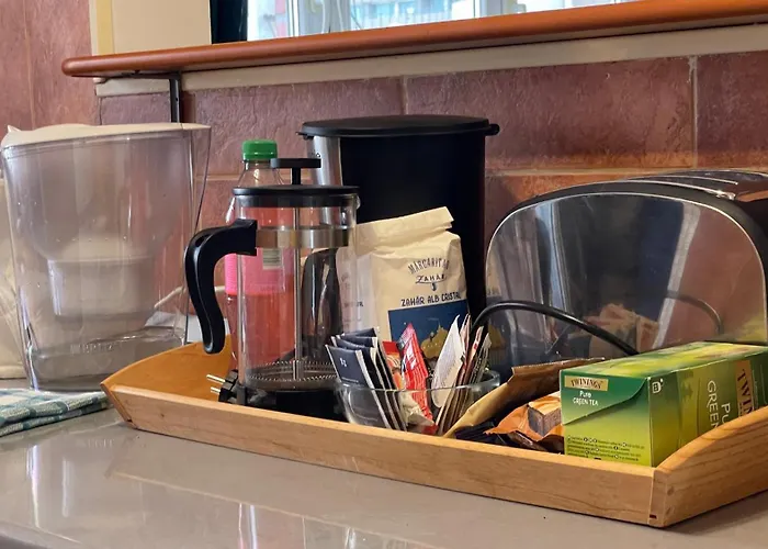 Terrace Balcony Downtown Delight Old Town Oasis Center Universitate Square Old Town Apartament